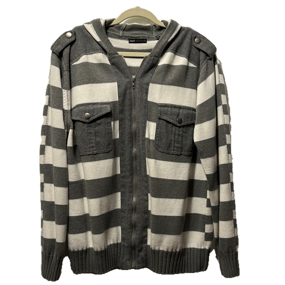 Women’s Heavy Knit Sweater With Hood Size XXL